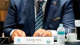 El anti personaje del año, Claudio Chiqui Tapia, o el monarca como le dice su ladero, el recaudador de la AFA Pablo Toviggino.