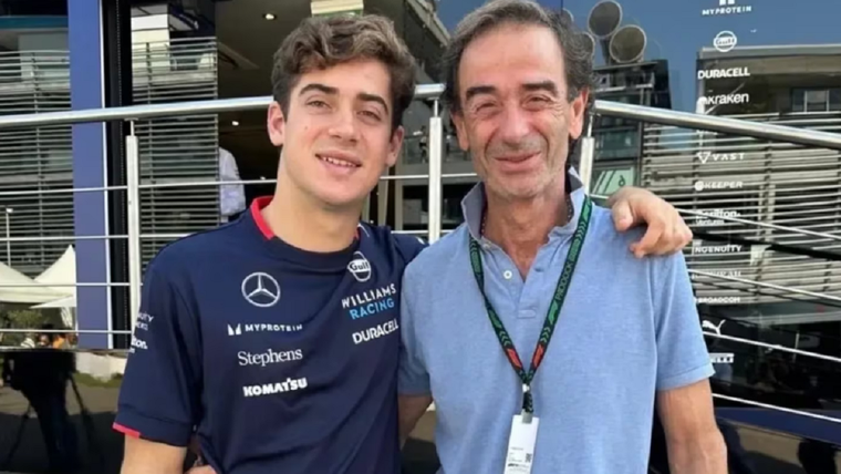 El padre del piloto no dudó en referirse a los dichos del español. Foto: Instagram @anibalcolapinto