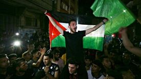 El alto el fuego fue celebrado en los territorios palestinos. Foto: REUTERS