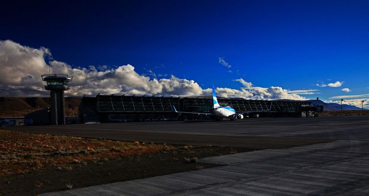Desde hoy queda habilitado el aeropuerto de El Calafate para recibir vuelos internacionales. Foto: Aeropuerto El Calafate