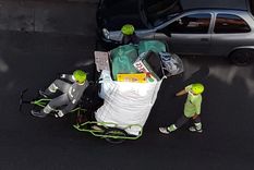 La propuesta busca eliminar la tracción a sangre con humanos y animales. Foto: Gentileza Torky Mobility