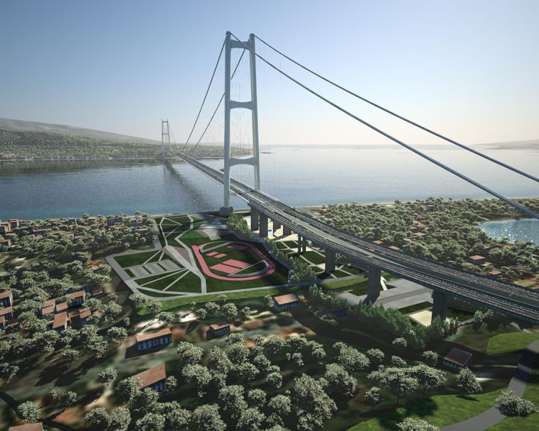 El puente costará 13.500 millones de euros.