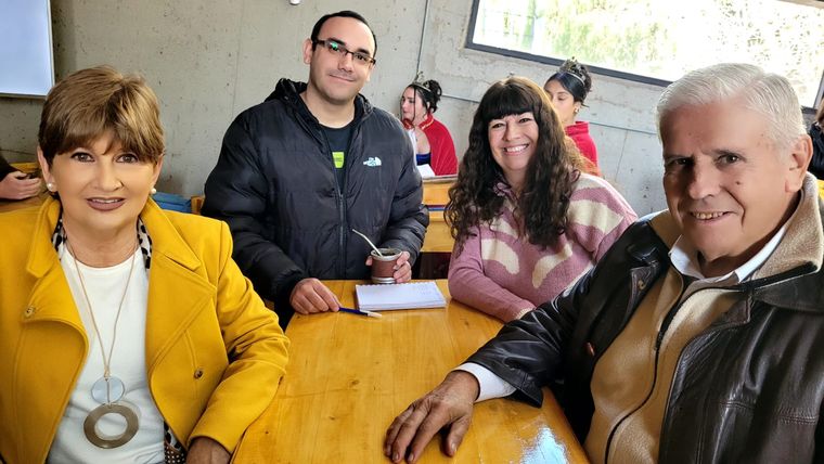 Stella Vannucci, Christian Soler, Adriana Carrión y Juan Carlos García Zuloaga. Stella Vannucci, Christian Soler, Adriana Carrión y Juan Carlos García Zuloaga.