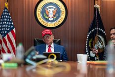 El presidente de Estados Unidos, Donald Trump, va contra Brasil. Foto EFE