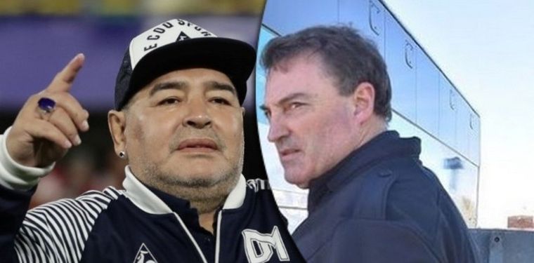 Diego Maradona y Mario Baudry