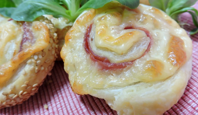 Caracolas de hojaldre saladas: perfectas para picnics y brunch Foto: Shutterstock