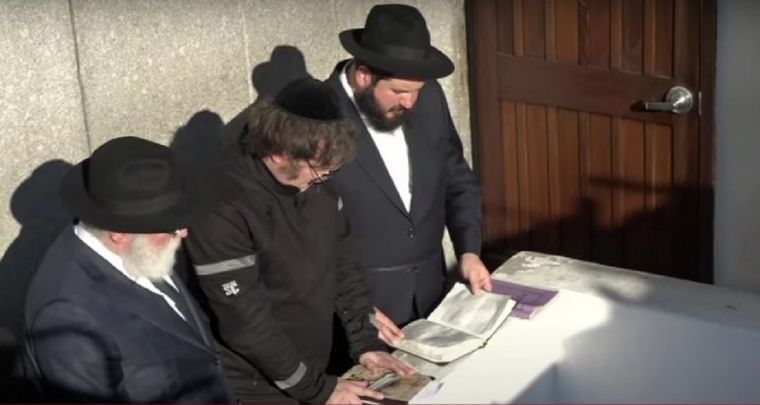 Javier Milei La reciente visita del presidente electo a la tumba del rebe de Lubavitch Foto: NA