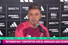 El Muñeco habló sobre los refuerzos de River y los repatriados. Foto: Captura TyC Sports
