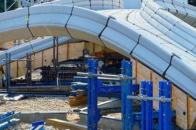 MDZol | Puente de hormigón impreso en 3D. Foto: Block Research Group