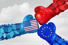 China EEUU Unión Europea Los intereses de China, USA y la UE están cruzados. Foto: Shutterstock.