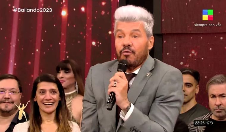 Marcelo Tinelli no logró sacar ventaja con la presencia de Javier Milei Foto: Captura de video América TV