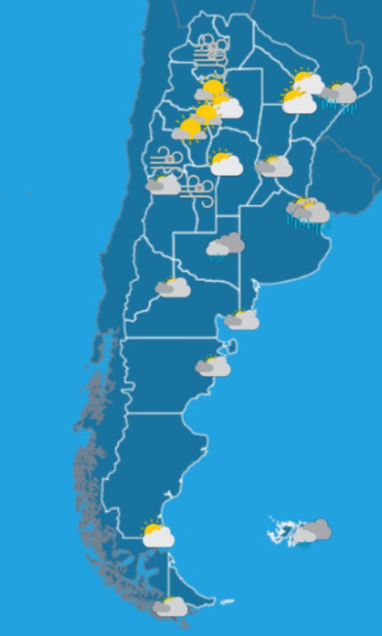 El SMN lanzó alerta de tormenta en el norte. El SMN lanzó alerta de tormenta en el norte.