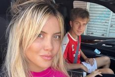 Wanda Nara le hizo un insólito reproche a Valentino. La mediática compartió una foto con su hijo mayor en Instagram.