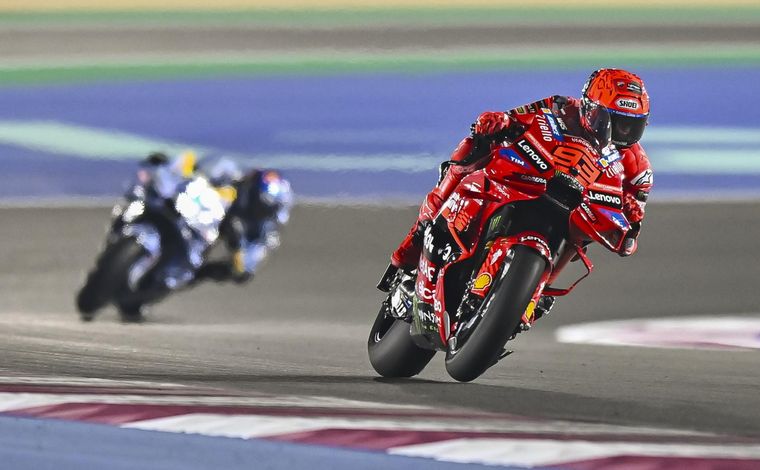 Marc Márquez volvió a lograr el primer puesto en la sprint del GP de Qatar. Foto: EFE