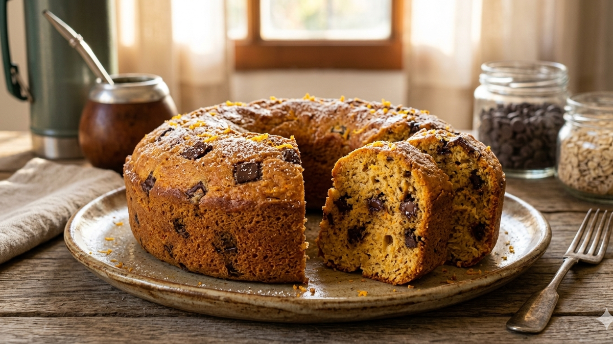 Sin harinas ni azúcar: la receta del budín saludable de mandarina y chocolate que es furor