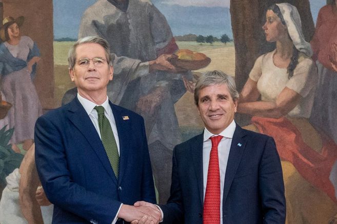 Scott Bessent y Luis Toto Caputo 