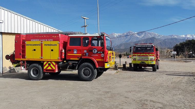 Los Bomberos trabajaron arduamente durante el fin de semana (foto ilustrativa) Foto: Facebook Bomberos Voluntarios Luján De Cuyo Oficial