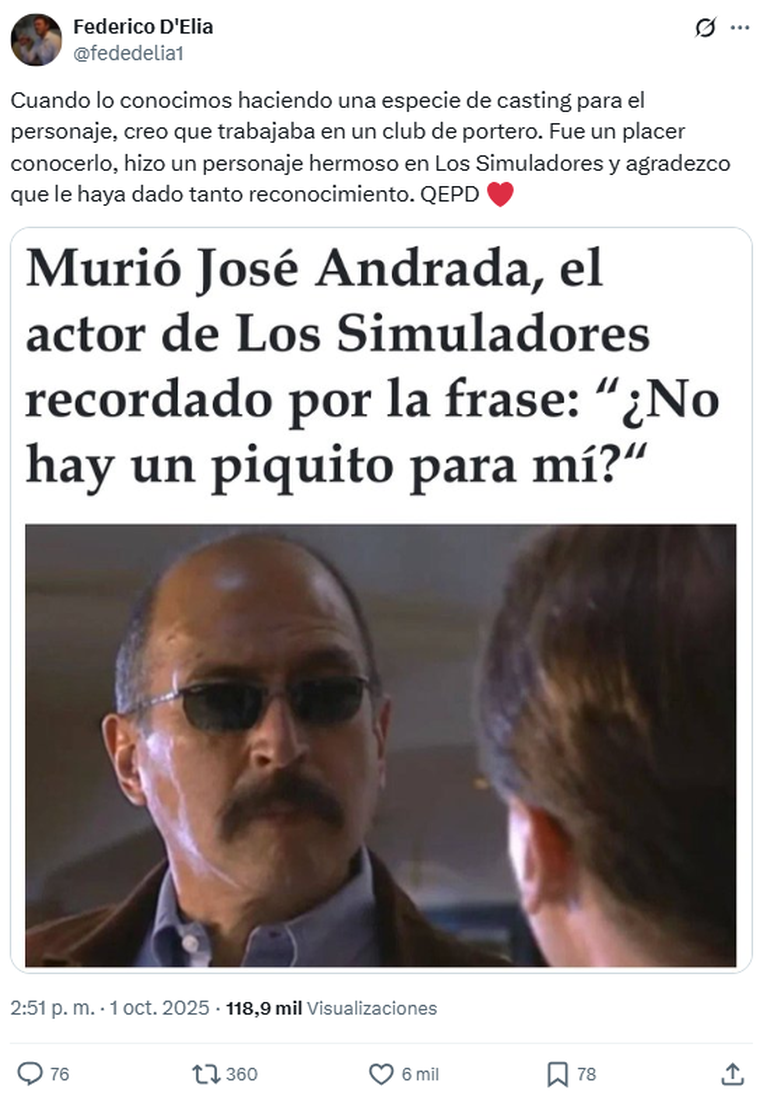 Foto: X/ @fededelia1. Foto: X/ @fededelia1.