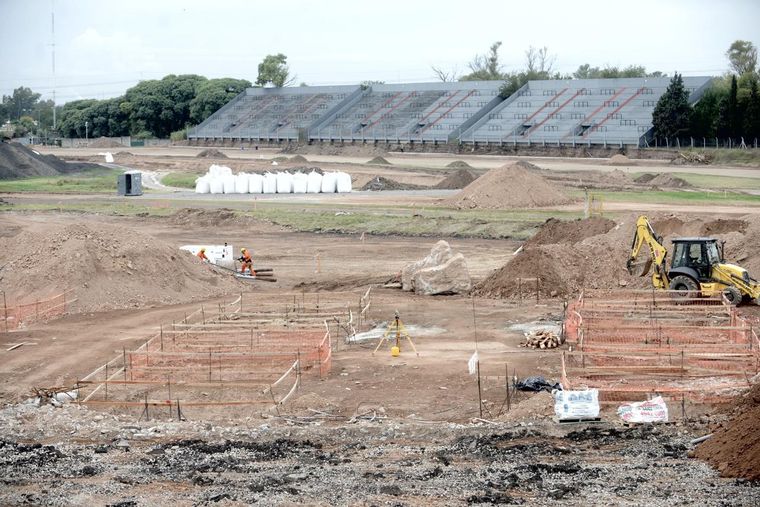 Las obras avanzan en el Gálvez.