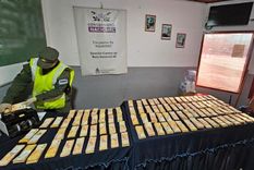 Millonario decomiso de Gendarmeria Nacional Foto: NA