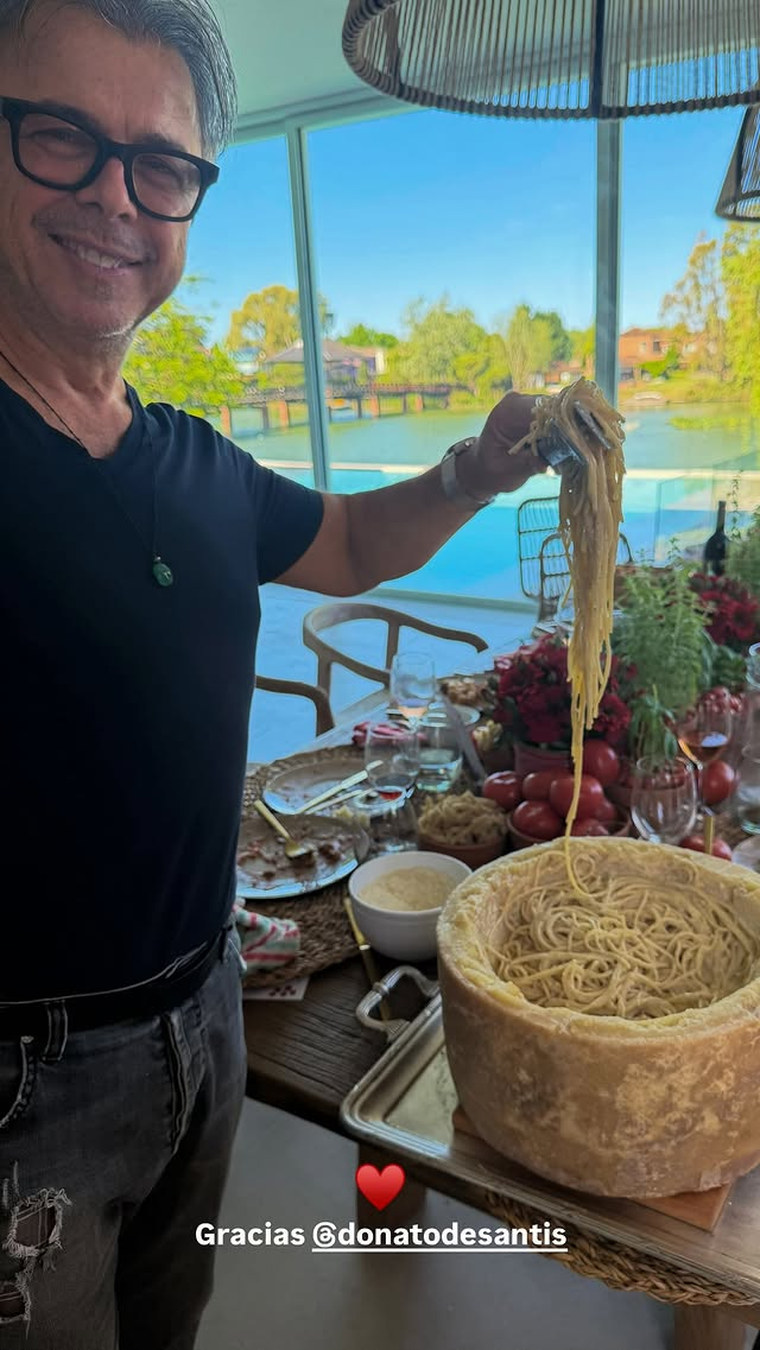 El domingo de Wanda con Donato de Santis. Créditos: Instagram El domingo de Wanda con Donato de Santis. Créditos: Instagram