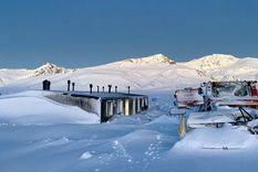 Las nevadas de agosto permiten proyectar una extensa temporada de esquí. El Azufre Foto: Gentileza