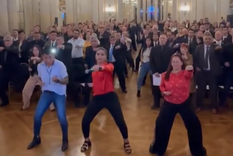 El homenaje de Lucia Montenegro Foto: Captura de video