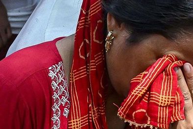 MDZol | Una manifestante en una protesta contra la violencia hacia las mujeres y por la paz, celebrada en agosto, en el estado de Manipur, en el noreste de la India Foto: ARUN SANKAR /AFP VÍA GETTY IMAGES