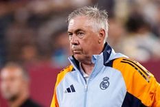 Ancelotti, en la mira. Foto: @realmadrid Ancelotti, en la mira. Foto: @realmadrid