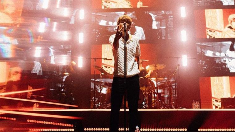 Louis Tomlinson en su gira por Reino Unido Foto: Fuente: Imagen / @joshuaballing