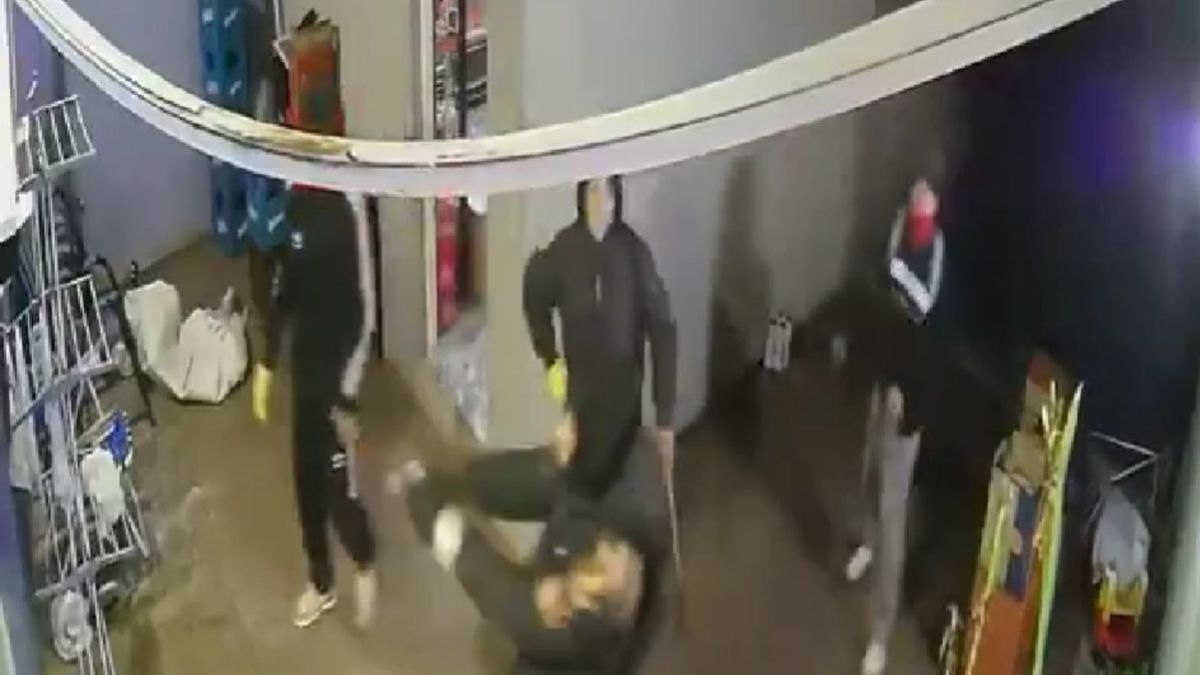 Fuerte video: atacaron a un hombre con un martillo delante de su hijo en una violenta entradera