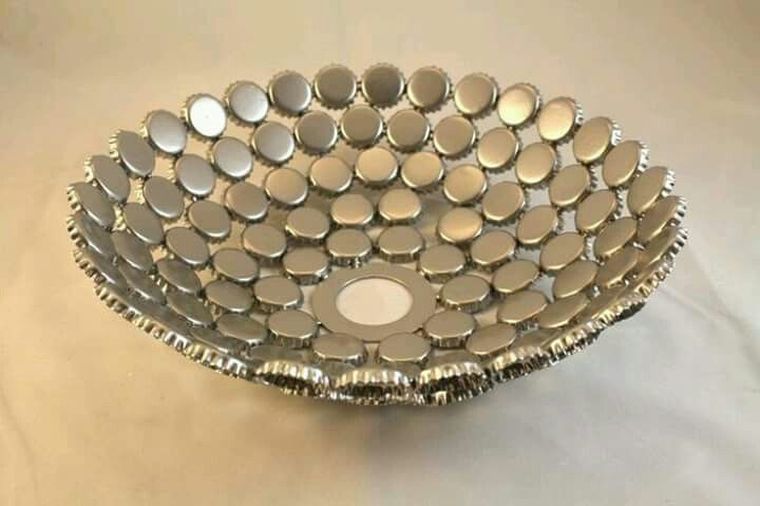 Otra forma de reciclar tus tapas. Otra forma de reciclar tus tapas.