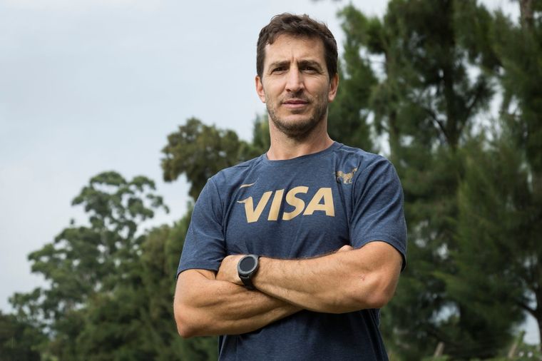 Santiago Gómez Cora, entrenador de Los Pumas 7s. Foto: La Nación
