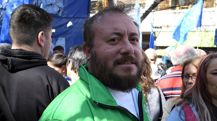 El titular de ATE Roberto Macho Foto: ALF PONCE MERCADO / MDZ