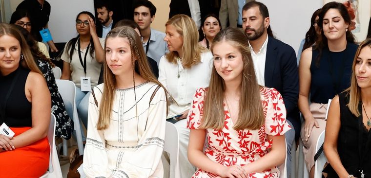 Leonor es princesa y Sofía es infanta. Foto: Twitter @CasaReal