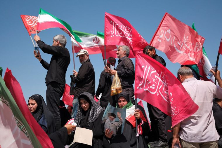 Irán pide venganza contra Estados Unidos e Israel. Foto Efe