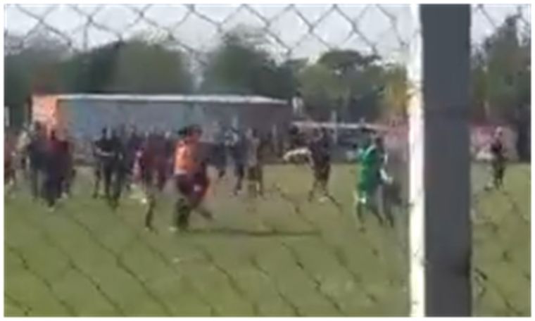 La secuencia fue registrada por los testigos.  Foto: Captura de video