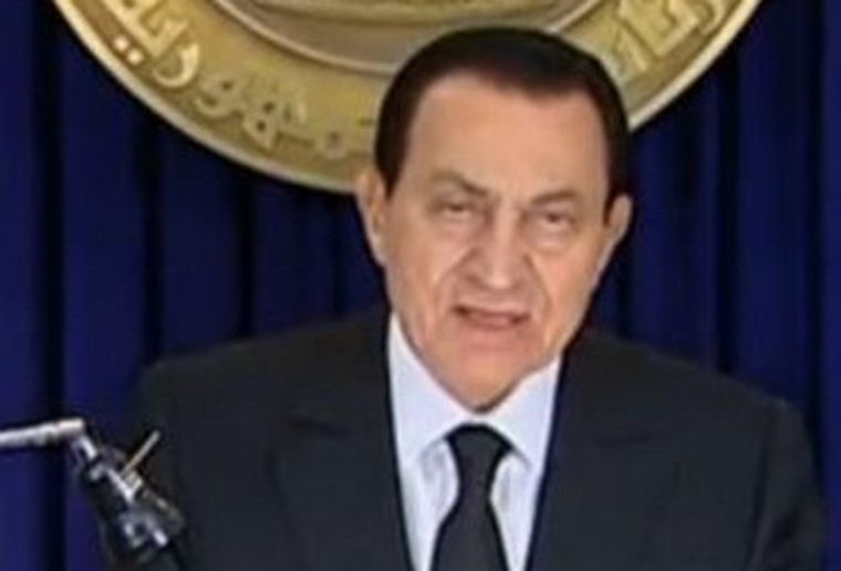Mubarak se resiste a irse. Foto: gentileza