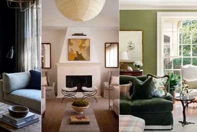 MDZol | Las ideas de colores para la sala de estar son variadas: desde neutros que brindan un fondo relajante hasta colores más oscuros que ayudan a crear una sensación de calidez. Foto: Studio Seva/foto Kirsten Francis, Chu Interiors/foto Lindsay Brown, Debbie M