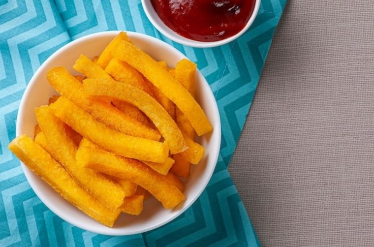 Polenta frita La mejor forma de aprovechar tus sobras Foto: Freepik