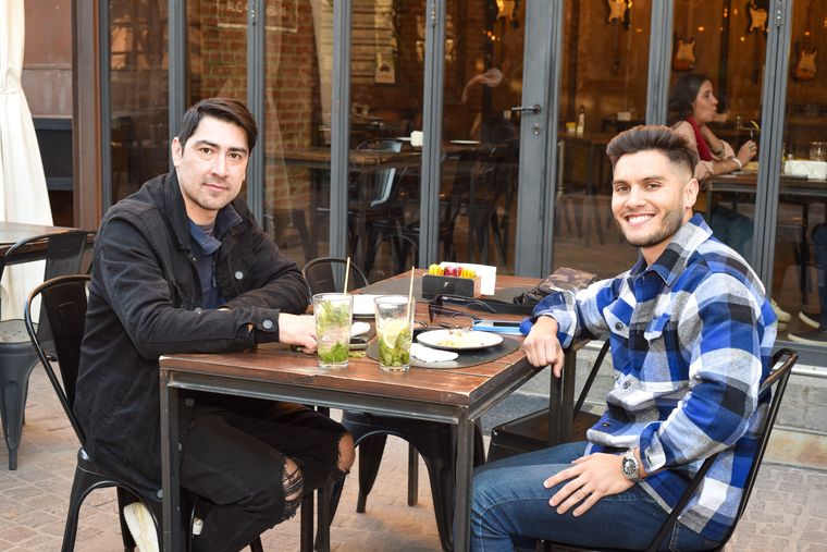 Hassan Correa y Federico Agneni. Hassan Correa y Federico Agneni.