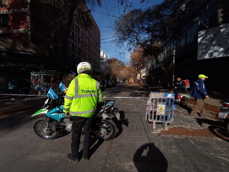 Así está la 9 de julio en la Ciudad de Mendoza Foto: Emilce Vargas / MDZ.