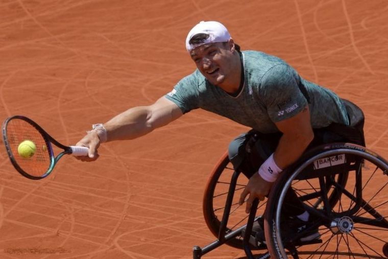 Gusti Fernández no pudo en la final de Roland Garros.