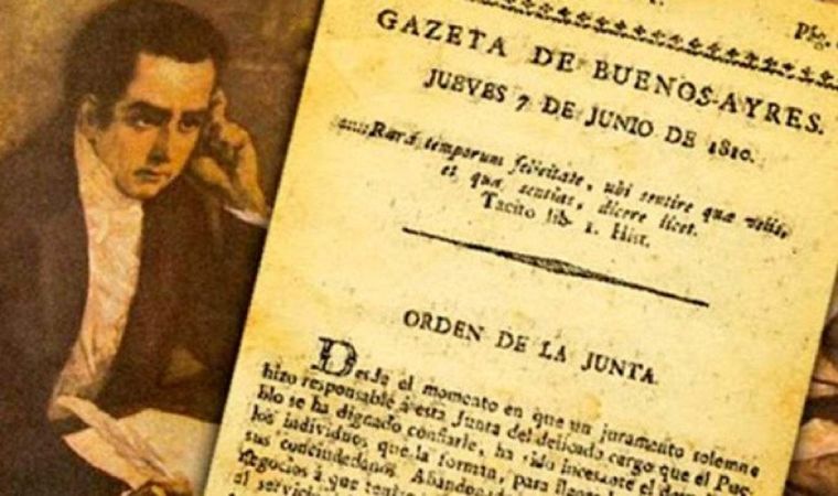 Mariano Moreno, fundador de la Gazeta de Buenos Aires. Mariano Moreno, fundador de la Gazeta de Buenos Aires.