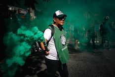 Trabajadores de ATE preparan un paro y manifestación. Foto: EFE