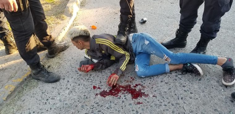 El prófugo no pudo ser identificado porque tras el golpe perdió el conocimiento