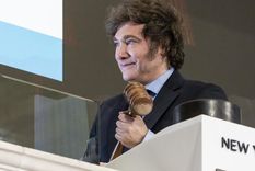 Las declaraciones del presidente Javier Milei pegaron duro en los mercados que reaccionaron con derrumbes importantes de los papeles argentinos. Foto: EFE