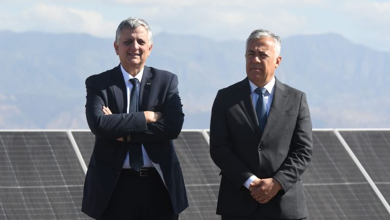 El gobernador Alfredo Cornejo valoró la inauguración del Parque Solar El Quemado.