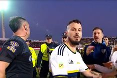 Benedetto contra Trucco en el estadio de Sarmiento. Foto: Captura