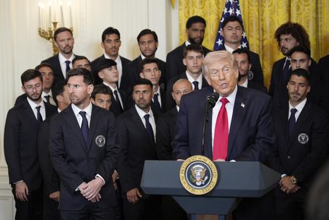 Lionel Messi visitó la casa blanca junto con Inter Miami y se reunieron con Donald Trump. Lionel Messi visitó la casa blanca junto con Inter Miami y se reunieron con Donald Trump.